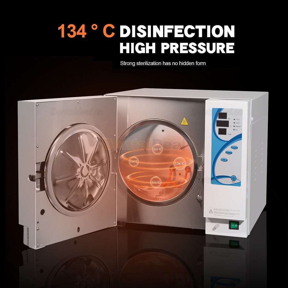 23L Table top Dental Autoclave Steam Sterilizer Class N with Drying Function